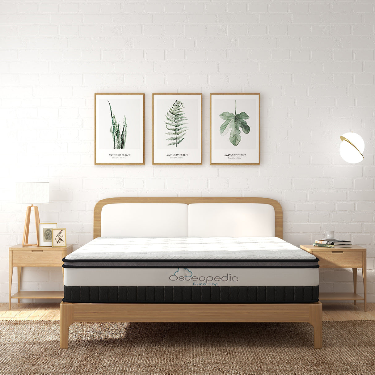 Genzano King Single Mattress, White