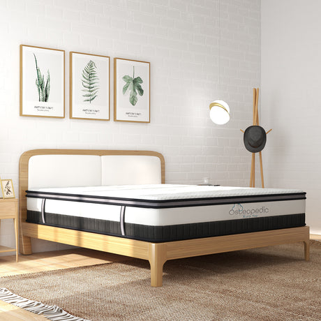 Genzano King Single Mattress, White