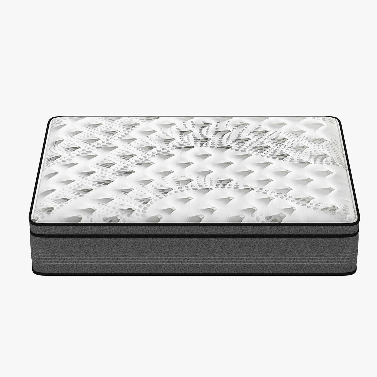 Medium firm euro top pocket spring mattress, 32cm double