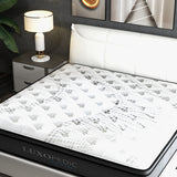 Medium firm 5 zone Euro top pocket spring mattress, 32cm queen