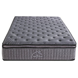 Medium firm bamboo charcoal pillow top pocket spring mattress, 32cm king single