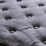Medium firm bamboo charcoal pillow top pocket spring mattress, 32cm king single
