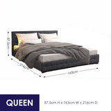 Milano Decor Eden Gas Lift Bed - Queen