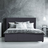 Nemi Double Gas Lift Bed Frame, Charcoal