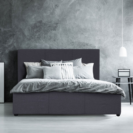 Nemi Double Gas Lift Bed Frame, Charcoal