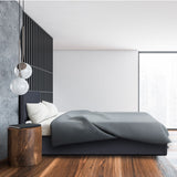 Nemi Double Gas Lift Bed Frame, Charcoal