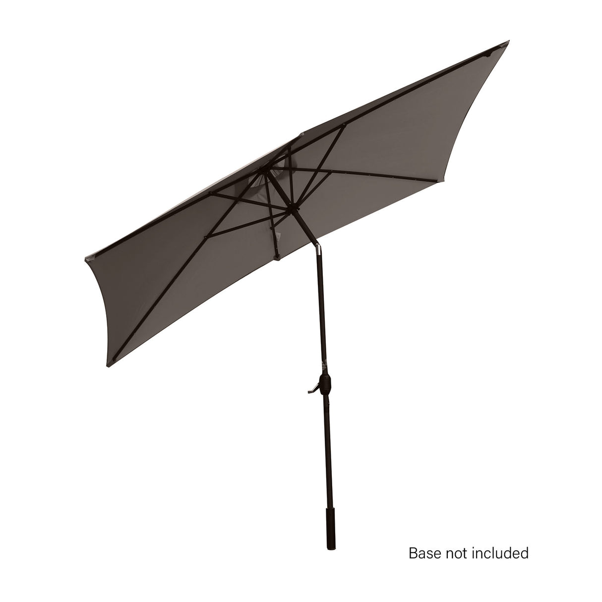 Powder coated steel pole and base fitting of the outdoor umbrella