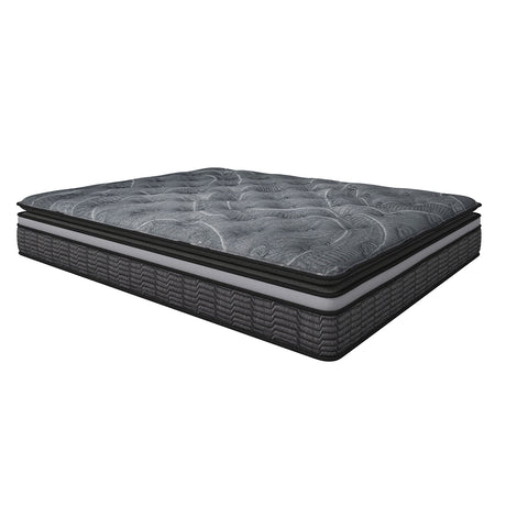 Medium firm double layer Euro top pocket spring mattress, 34cm single