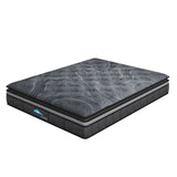 Medium firm double layer Euro top pocket spring mattress, 34cm single