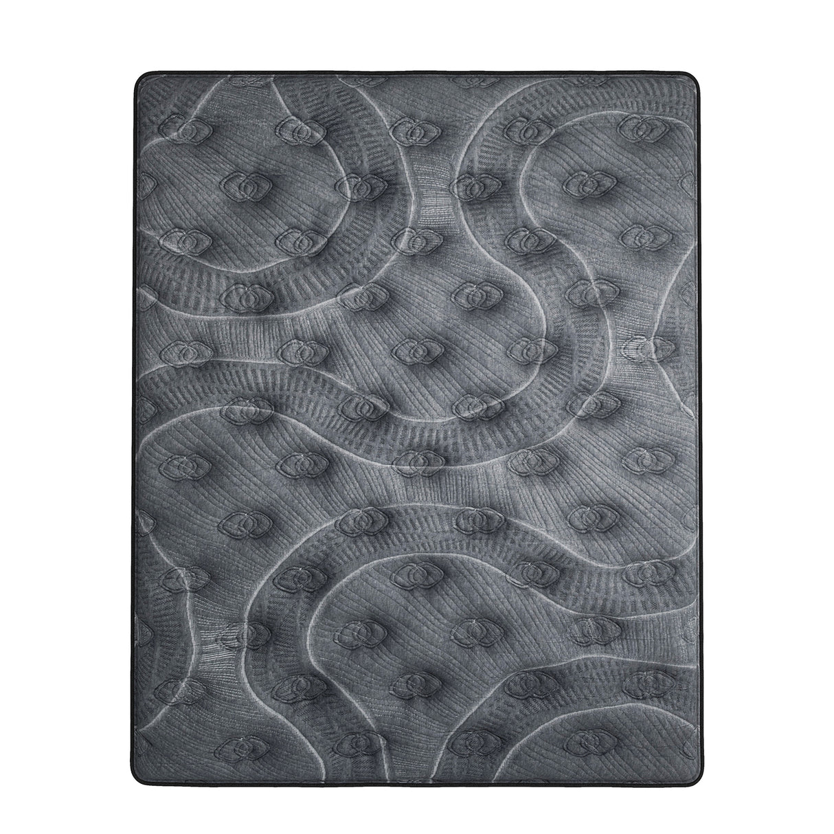 Medium firm double layer Euro top pocket spring mattress, 34cm single