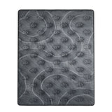 Medium firm double layer Euro top pocket spring mattress, 34cm single