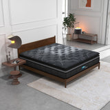 Medium firm double layer Euro top pocket spring mattress, 34cm single
