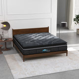 Medium firm double layer Euro top pocket spring mattress, 34cm single