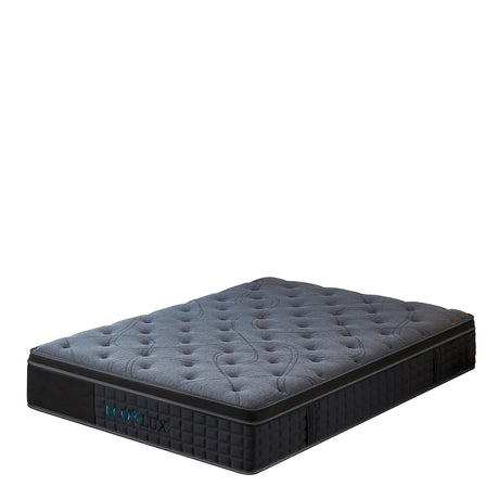 Medium firm Euro top 7 zone pocket spring mattress, 33cm single