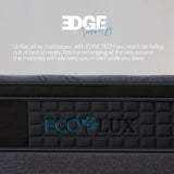 Medium firm Euro top 7 zone pocket spring mattress, 33cm single