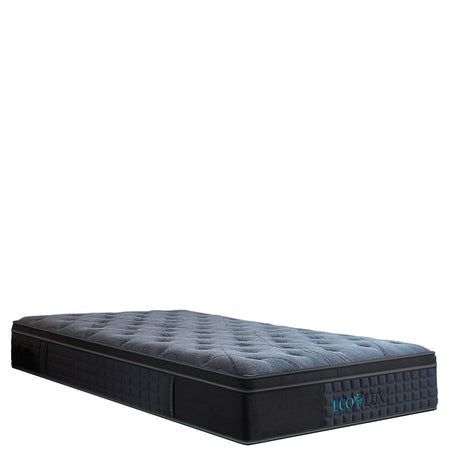Medium firm Euro top 7 zone pocket spring mattress, 33cm single