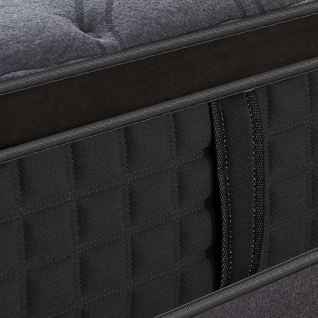 Medium firm Euro top 7 zone pocket spring mattress, 33cm king single