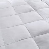 Royal Comfort 1000GSM Luxury Bamboo Fabric Gusset Mattress Pad Topper Cover - Queen - White