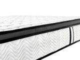 Rocca Single Mattress, White Grey and Black