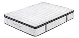 Rocca White Grey and Black Single mattress in a modern bedroom