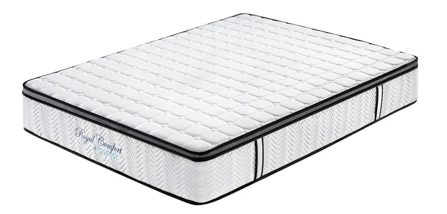 Rocca White Grey and Black Single mattress in a modern bedroom