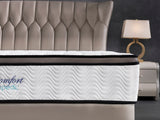 Rocca Single Mattress, White Grey and Black