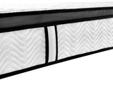Rocca King Single Mattress, White Grey and Black