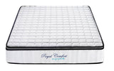 Rocca King Single Mattress, White Grey and Black