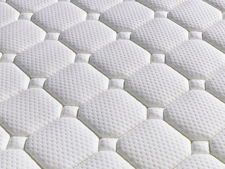 Rocca King Single Mattress, White Grey and Black