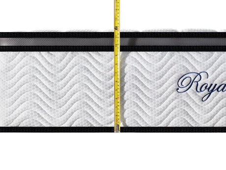 Rocca King Single Mattress, White Grey and Black