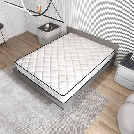 Medium 5 zone Bonnell spring mattress, 21cm queen