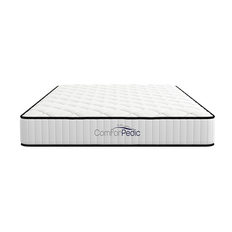 Medium 5 zone Bonnell spring mattress, 21cm queen