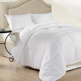 Laverton 500GSM duck feather and down quilt in white for Super King beds