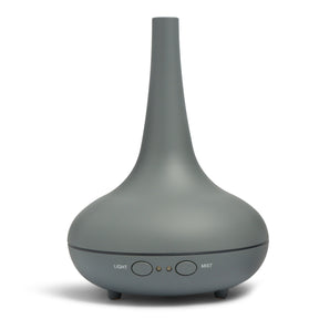 Roussillon matte grey 200ml ultrasonic aroma diffuser with 3 essential oils