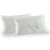 Royal Comfort Luxury Bamboo Memory Foam Pillow Twin Pack — Hypoallergenic — Allure Home Collections