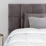Buckland Bamboo Blend Quilt and Hotel Pillow Set, King, 250GSM