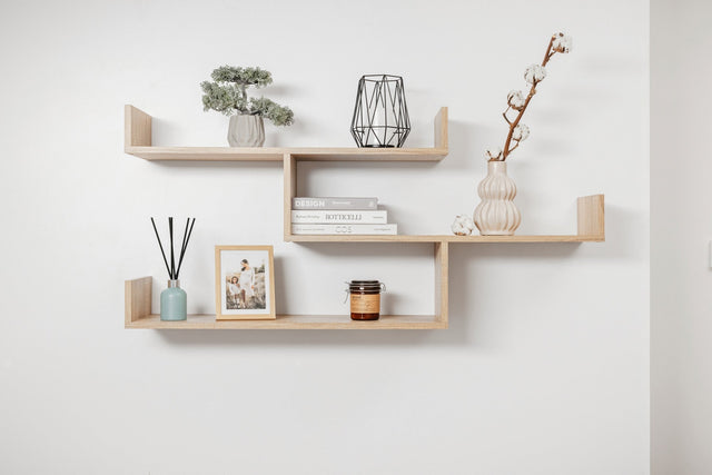 Kingswood Floating Wall Shelf, Oak