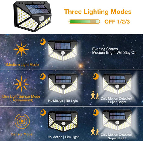 100 LED Waterproof Solar Fairy Lights Outdoor 8 Modes 4 Pack — Allure Home Collections