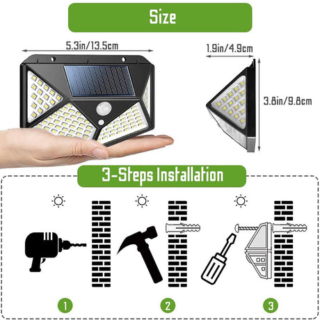 100 LED Waterproof Solar Fairy Lights Outdoor 8 Modes 4 Pack — Allure Home Collections