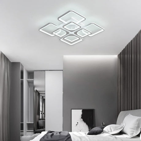 Modern Dimmable LED Ceiling Light with Remote Control — 60cm — Allure Home Collections