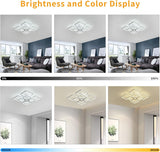 Modern Dimmable LED Ceiling Light with Remote Control — 60cm — Allure Home Collections