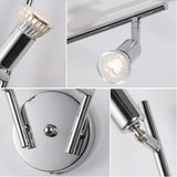 Modern 4-Light LED Track Lighting Kit — Chrome — Allure Home Collections