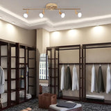 Modern 4-Light LED Track Lighting Kit — Gold — Allure Home Collections