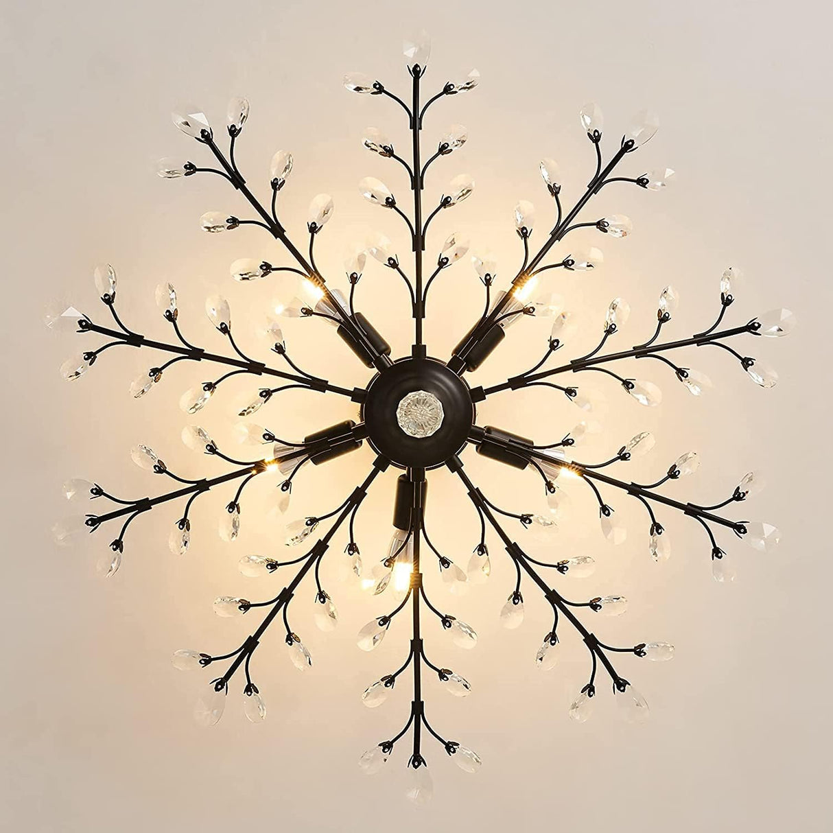 Elegant Vintage Crystal Chandelier – 5 Lights