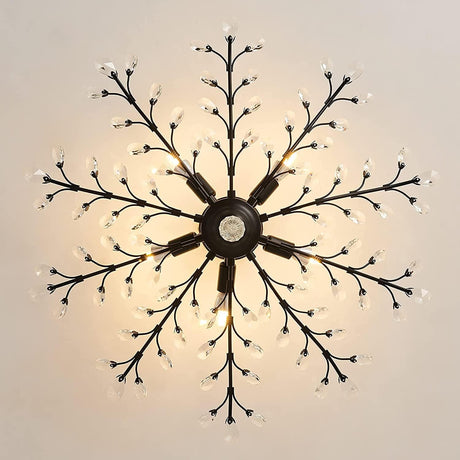 Elegant Vintage Crystal Chandelier – 5 Lights