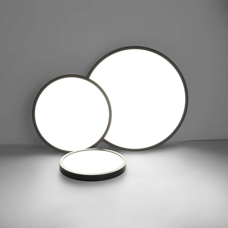 LED Ceiling Light Fixture 28W Natural Light 4500K — Black — Allure Home Collections
