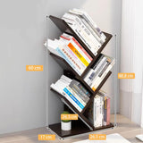 CARLA HOME 5-Tier Tree Bookshelf Storage Rack — Black — Allure Home Collections