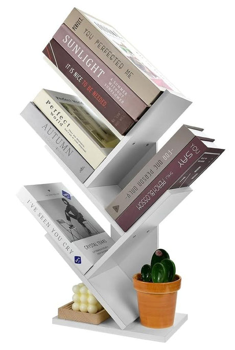 CARLA HOME 5-Tier Tree Bookshelf Storage Rack