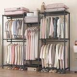 Heavy Duty Garment Rack Organizer with Shelves