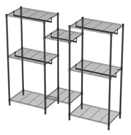 Heavy Duty Garment Rack Organizer with Shelves